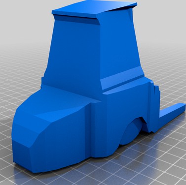 Cartoon Forklift