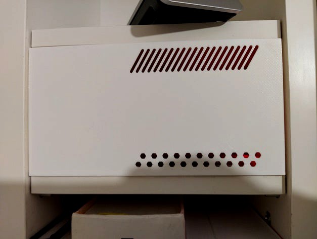 RaspberryPi mount in IKEA CD rack