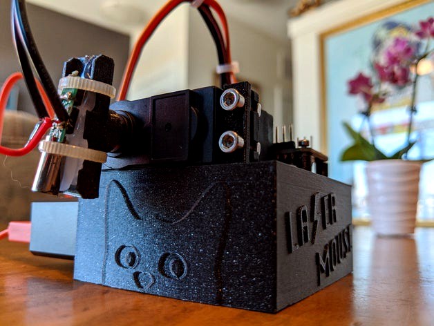 Laser Mouse / ESP8266 Powered Cat Toy!