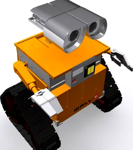 WallE Robotic Film Character 3D Model