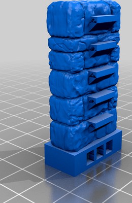 Dungeon Stone Wall with Ladder