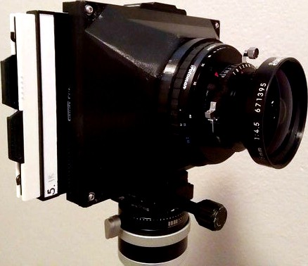 4x5 Camera for 75mm lens and Fotoman helical focus