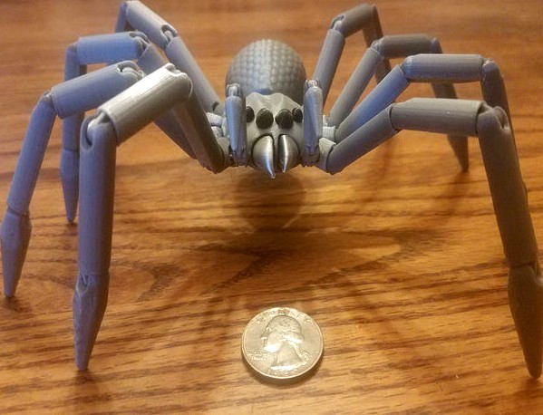 Articulated tarantula spider