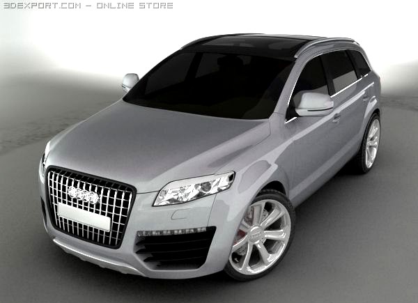 Audi Q7 2008 3D Model