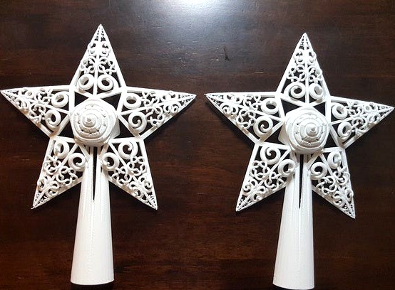 Christmas tree topper (star)