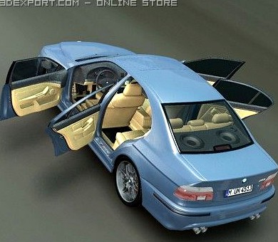 BMW M5 E39 2001 3D Model