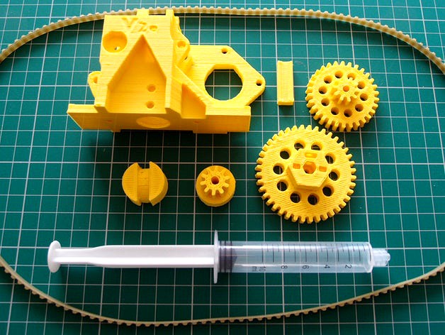 Universal Paste Extruder for 3D printers by RichRap