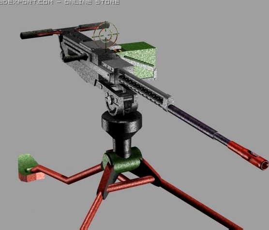 Machinegun 3D Model