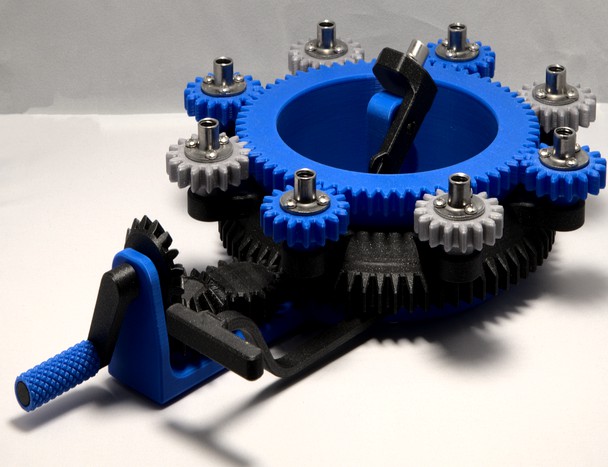 Planetary Gear Menorah v2