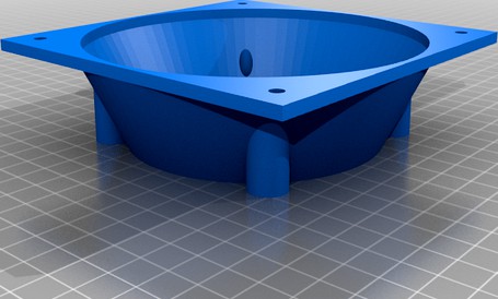 Fan (120/140 mm) adapter for AMD Wraith Spire heat sink