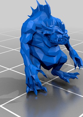 river troll - orcs and goblins - dp - low poly