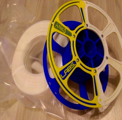 Collapsible filament spool