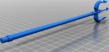 Disney King Triton - Trident -  Little Mermaid