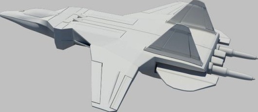 Jet Fighter 3D Model
