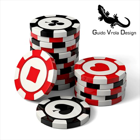 Casino Chips 3D Model