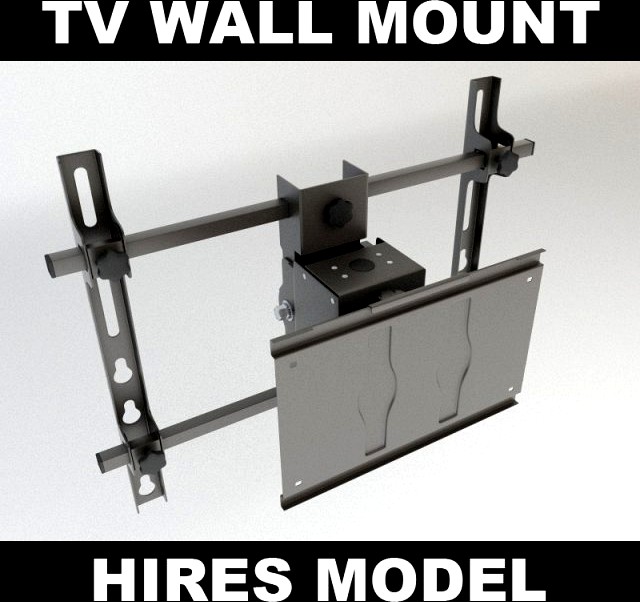 TV Wall Mount 2 3D Model