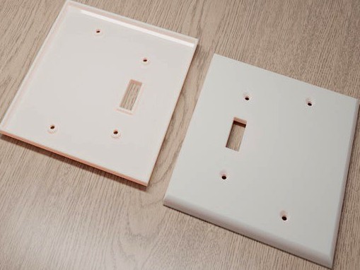 Duplex Single Switch Cover