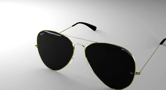 Rey ban sunglass 3D Model