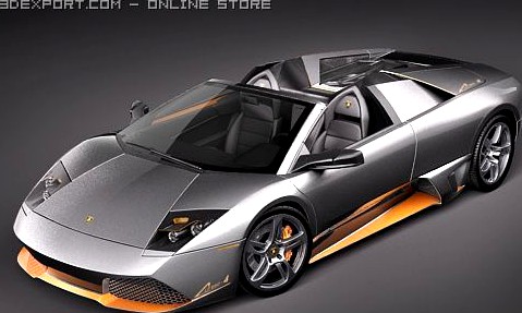 Lamborghini Murcielago LP6504 3D Model