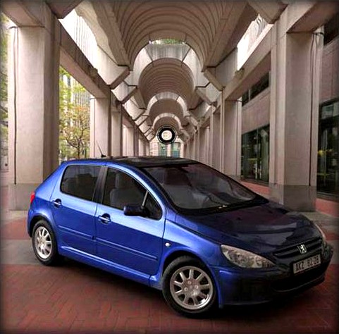 Peugeot 307 3D Model