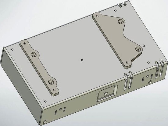 Bracket for mounting the new mean well LRS-350-24 power supply(for flyingbear ghost 4s)