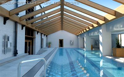 Swimming Pool Scene 3D Model