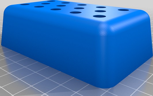 Toll Bit Holder/ Organizer for 1/4 in shank Bits.