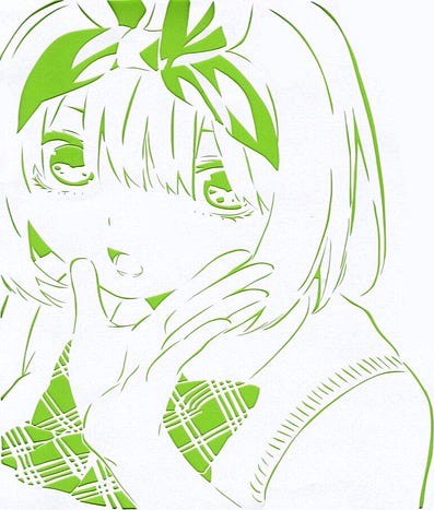 Yotsuba Nakano stencil