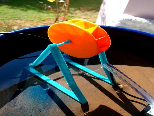 Waterwheel support