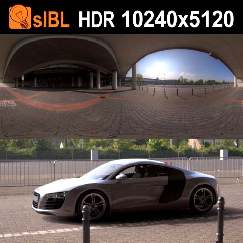 HDR 118 Parking Lot sIBL 3D Model