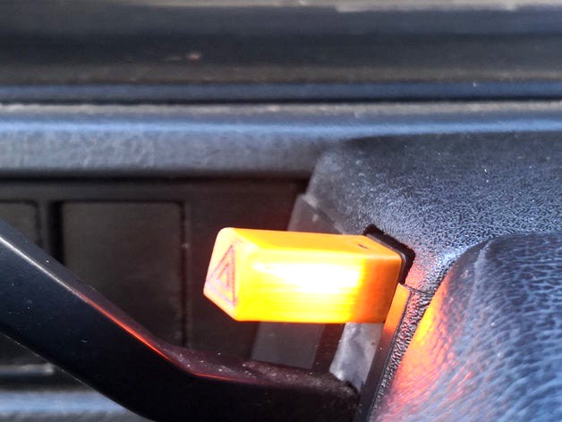 Volvo Hazard light switch cap for 940,960,740,760,780