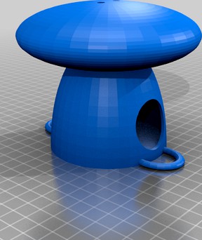 Birdhouse round - easy to print