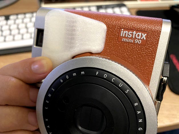 Fujifilm instax mini 90 flash diffuser (sort of)