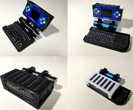 Handy Console frame for WaveShare GamePi20