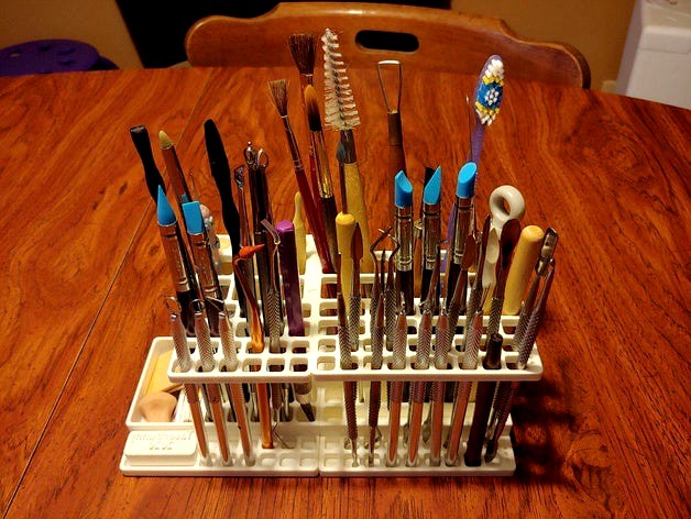 Tiered Tool/Brush Holder With Dovetails