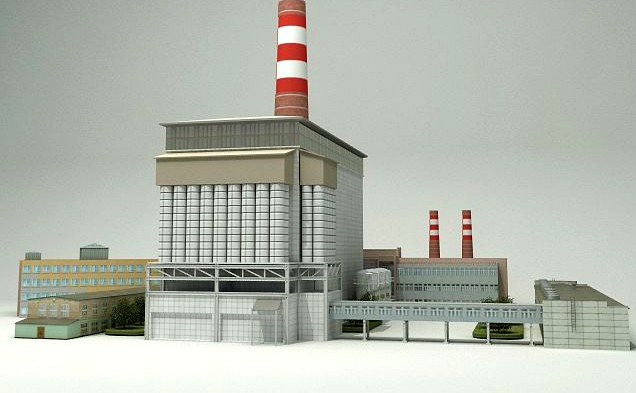 Factory 3D Model