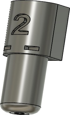 SHARPIE PEN HOLDER FOR SILHOUETTE CAMEO slot 2 - SUPPORT DE FEUTRE CAMEO slot 2