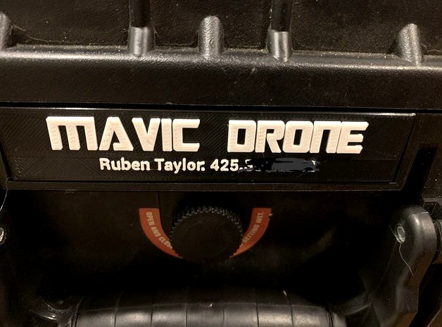 Apache Hardcase Name Plate