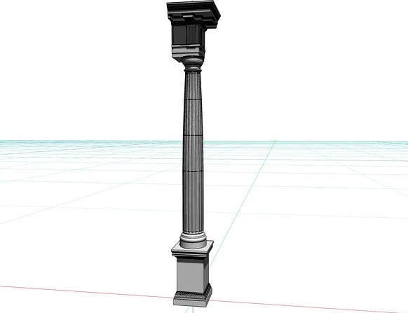 Roman Doric Order Column