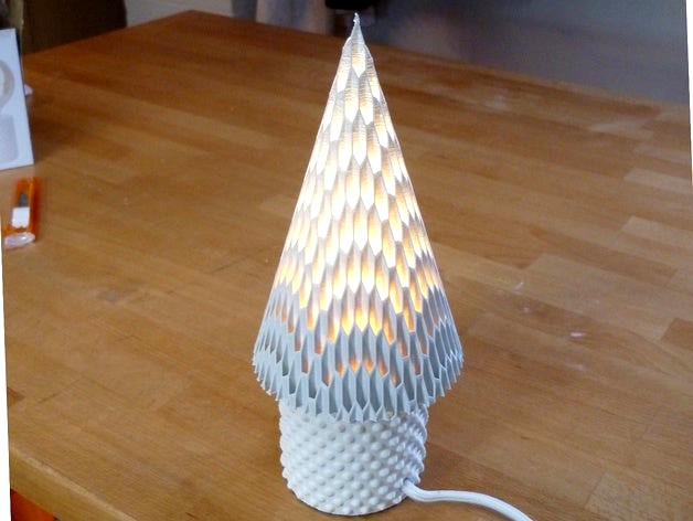 Honeycomb Uplit Christmas Tree