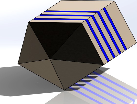D5 : CRYSTAL Pentagonal Dice