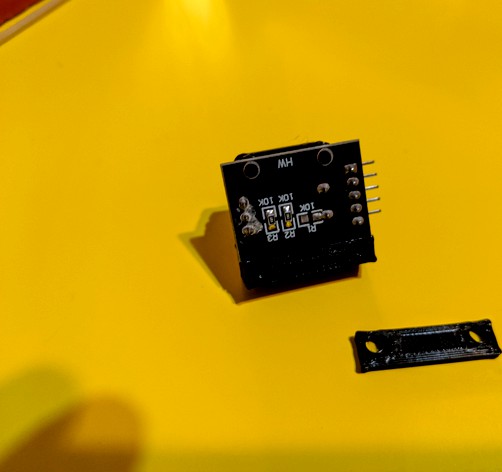 KY-040 rotary encoder mounting block