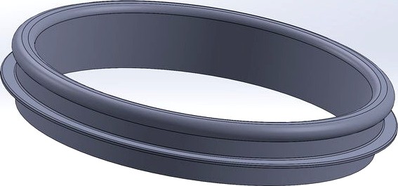 Hatch frame (ring) for Pringles lid