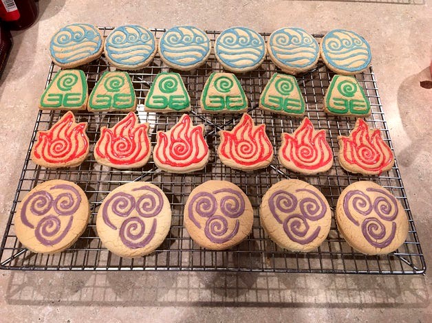 Avatar Elements Cookie Cutters