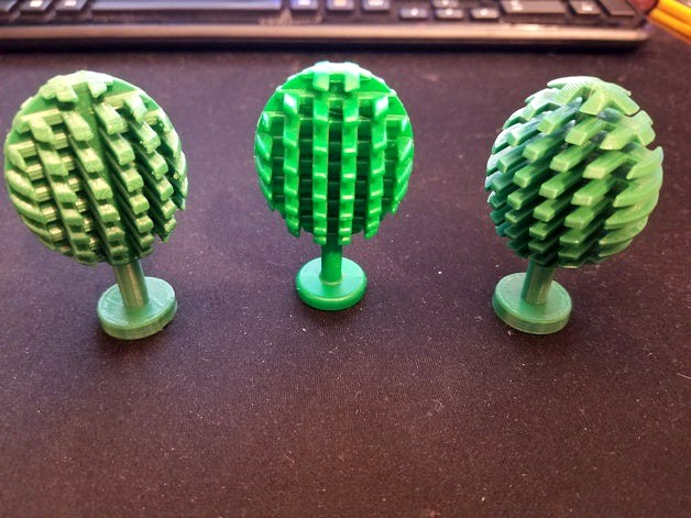 Lego Compatible Tree - Fruit Tree