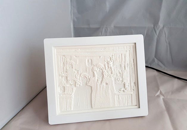 Light Box With Basic Frame & Reflector For 150x120mm Lithophanes