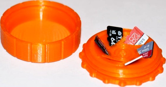 MicroSD cards holder