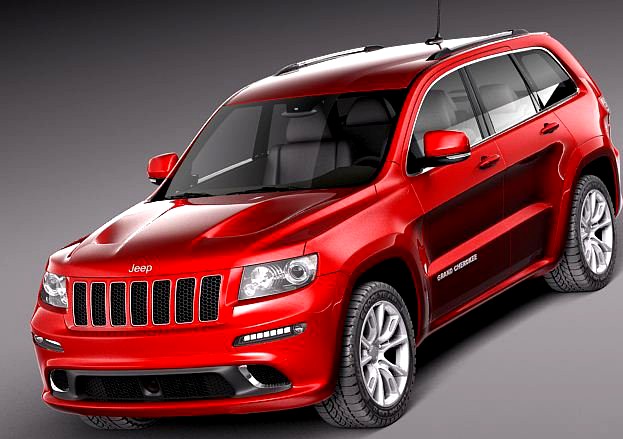 Jeep Grand Cherokee SRT8 2012 3D Model