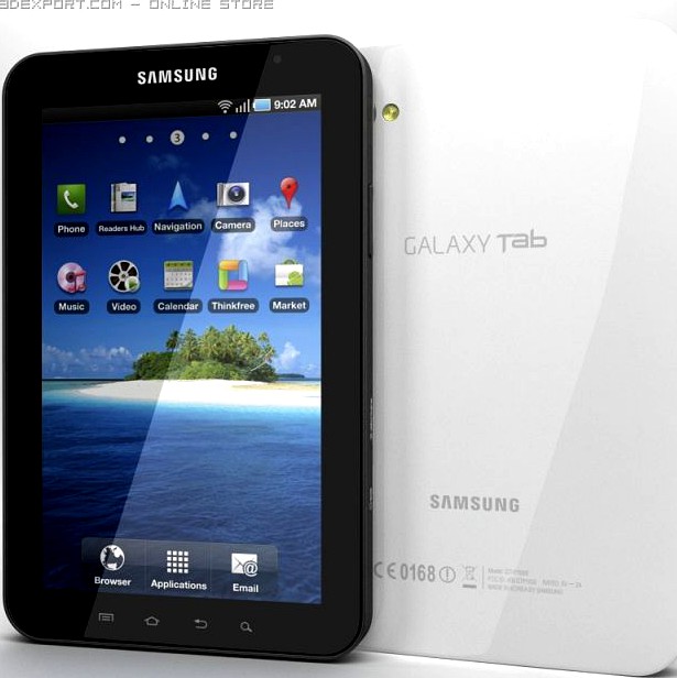 Samsung Galaxy Tab 3D Model