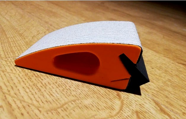 sanding pad block (without screws)